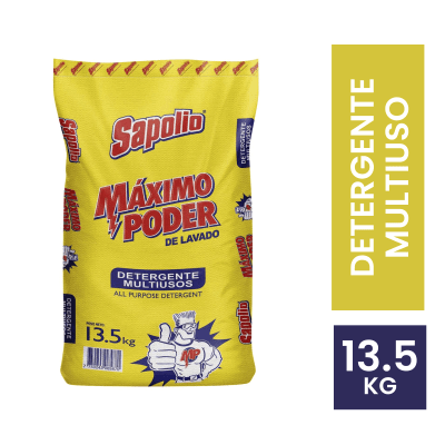 Sapolio Detergente Polvo Saco 13.5kg