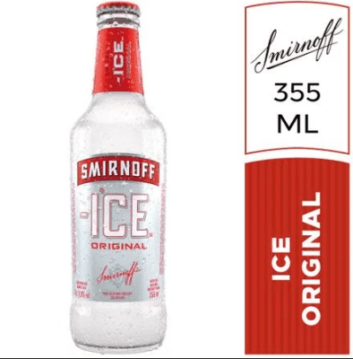 Vodka SMIRNOFF Ice Limón Original Botella 355ml