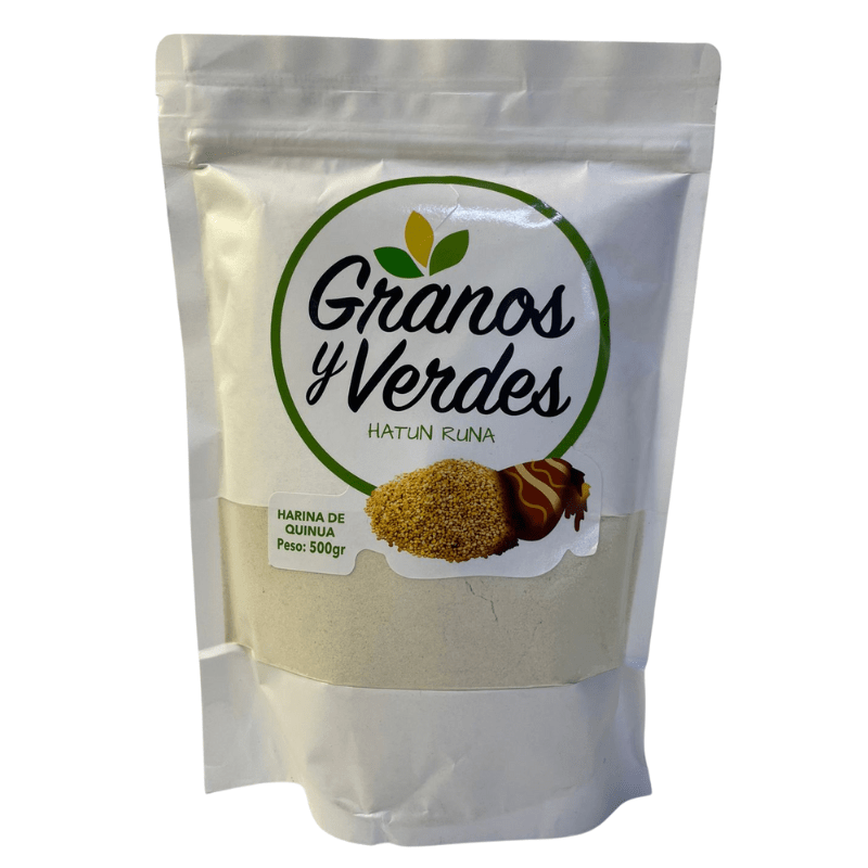 Granos y Verdes Harina de Quinua 500g Eco Ahorro