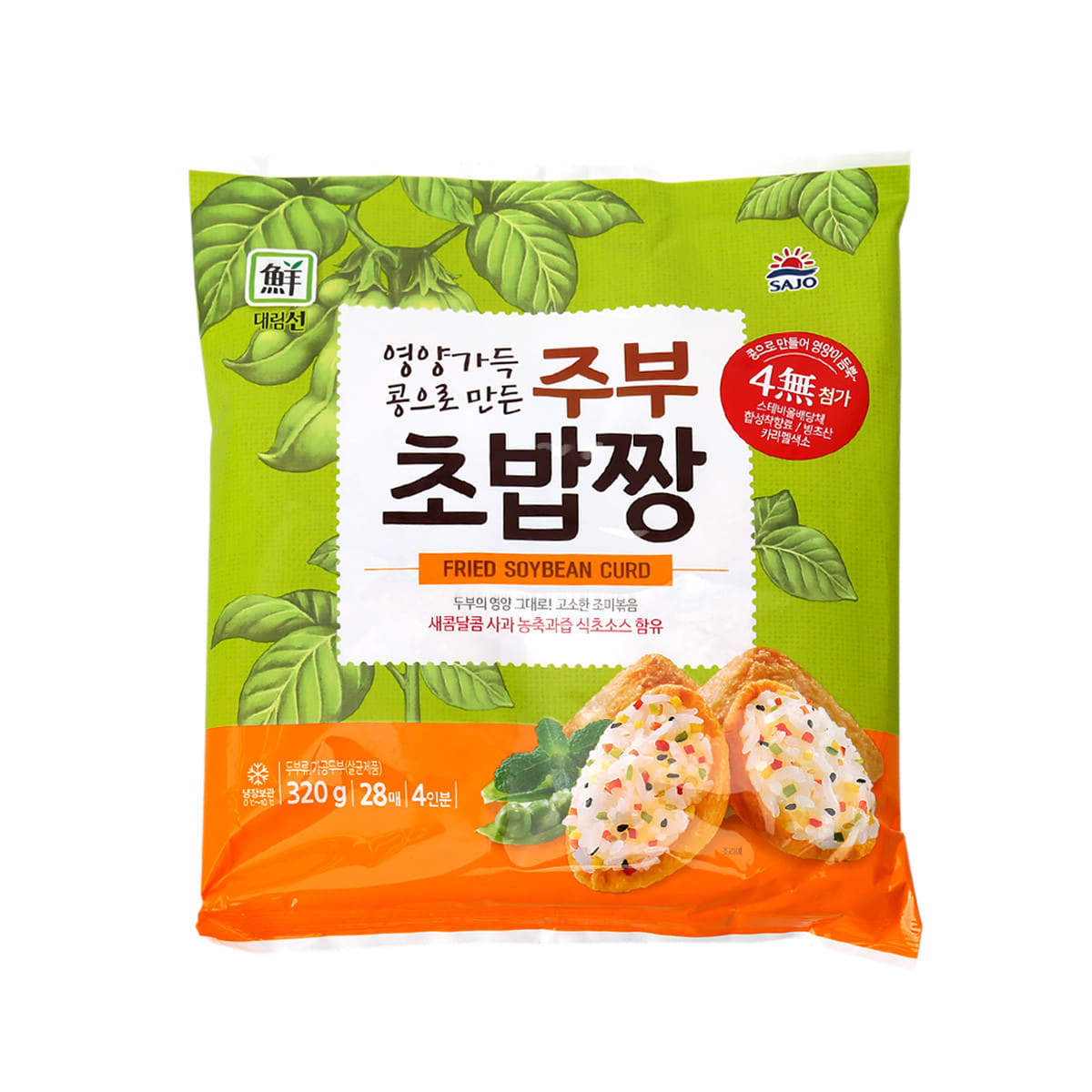 Caja Seasoned Fried Soybean Curd X320GX15 HANA SEOUL SPA