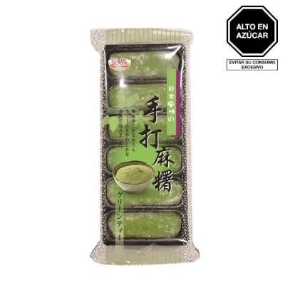 Caja Mochi Artesanal Te Verde 180g x 24