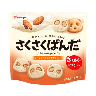 Caja Galleta Leche y Almendras Panda 47 gx 72