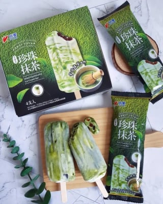 Caja Helado Matcha Con Perlas De Tapioca 75g x 24