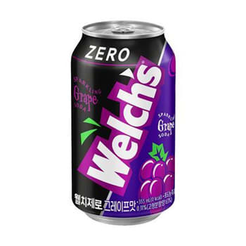 Caja Gaseosa Welchs Uva Morada ZERO 355ml x 24