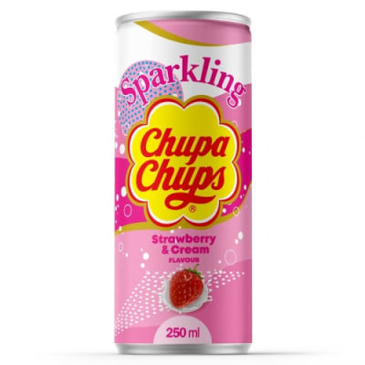 Caja Gaseosa Chupa Chups Frutilla 250ml x 241