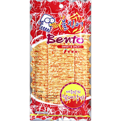 Caja Snack Calamar Picante (Rojo) 12g x 241