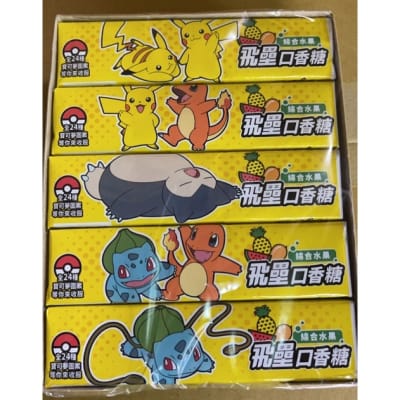 Caja Chicle Pokemon Frutas 25g x 240uni
