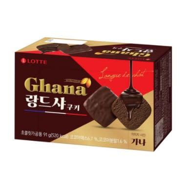 Caja Chocolate Ghana Cookies 91g x 121