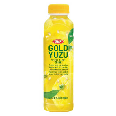 Caja Jugo Aloe Gold Yuzu 500ml x 20