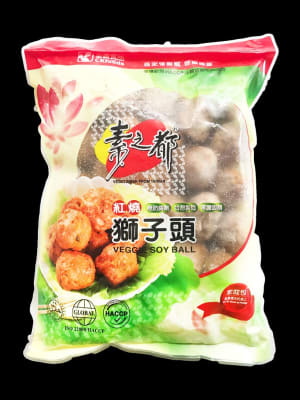 Caja Albondiga Carne de Soya Veggie (Congelado) 600g x 201