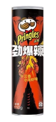 Caja Pringles Cangrejo Picante Sichuan 110gr x 14