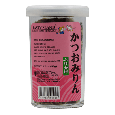 Caja Furikake Alga, Bonito, Sesamo, (Rosa) 50g x 30