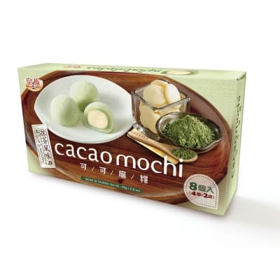 Caja Cacao Mochi Matcha 80g x 24