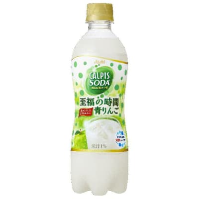 Caja Calpis Soda Manzana Asahi 500ml x 24