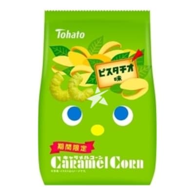 Caja Snack Caramelo de Maiz Sabor Pistacho (Tohato) 73g x 241