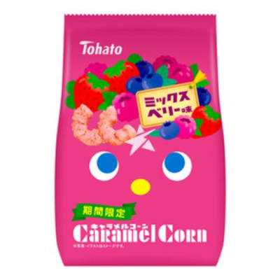 Caja Snack Caramelo de Maiz Con Berry (Tohato) 73g x 241