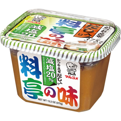 Caja Pasta Miso Marukome 20% menos Sodio 375gr x 10