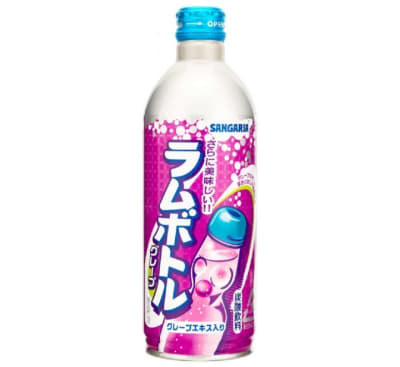 Caja SANGARIA Ramune Uva 500ml x 24