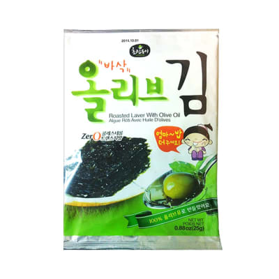 Caja (G000829) Alga Tostada con Aceite de Oliva 25g x 16x31