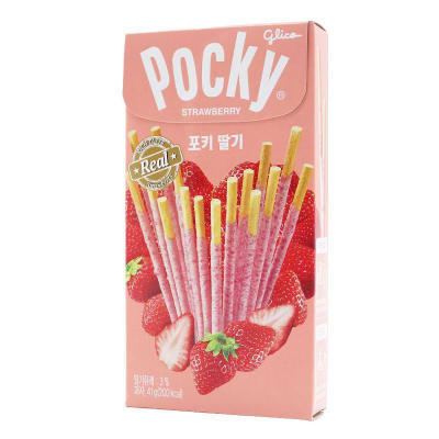 Caja Pocky Strawberry (Frutilla) 44g x 40