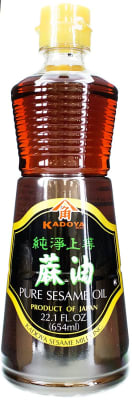 Caja Aceite de Sesamo Kadoya 654ml x 12