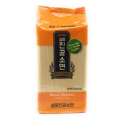 Caja Fideo Fino Blanco Sempio (Naranja) 2.5 x 4