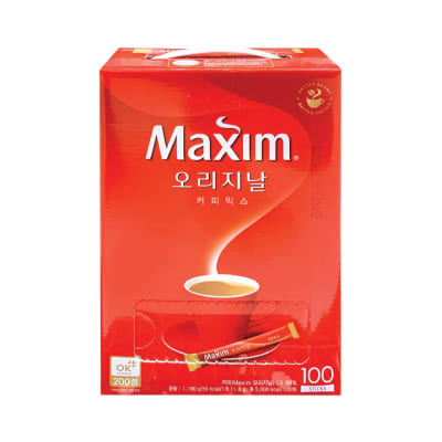 Caja Cafe Maxim Original (Rojo) 1.18g x 100 x 8
