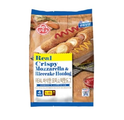 Caja Hot Dog Mozzarella 400GR x 12