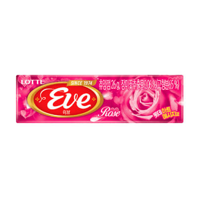 Caja Chicle Rosas Eve 26g x 90
