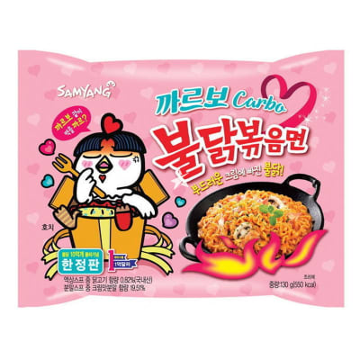 Caja Ramen Buldak Carbo Champiñón 130g x 32