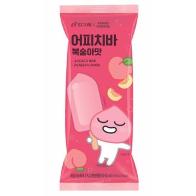 Caja Binggrae Helado Agua Sabor Durazno 70ml x 40