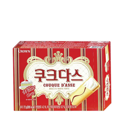 Caja Galletas Torta Blanca Couque Dasse 72gx24