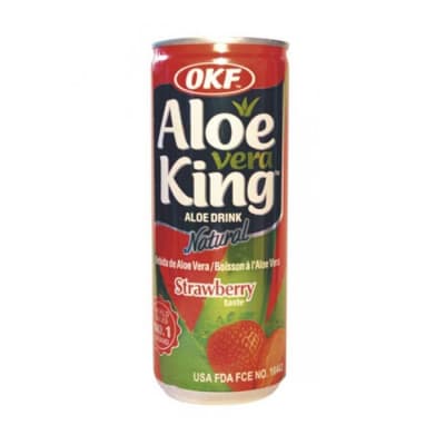 Caja Lata Jugo Aloe Vera Frutilla 240 ml x 30