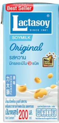 Caja Leche soya Tetrapack Lactasoy 200ml x 36