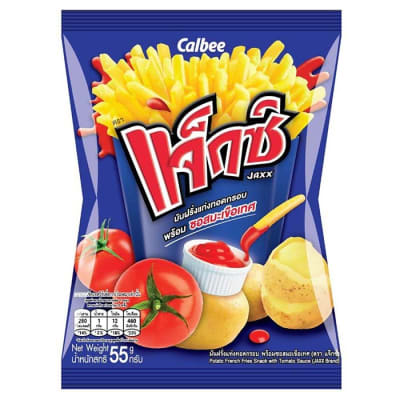 Caja Snack Papas fritas con Ketchup 55g x 481
