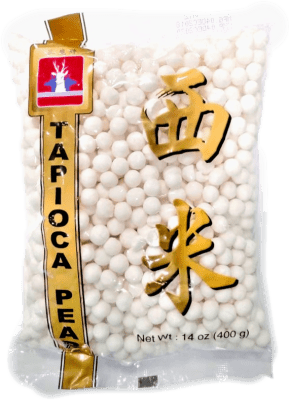 Caja Perla de Tapioca Grande Transparente 400g x 501