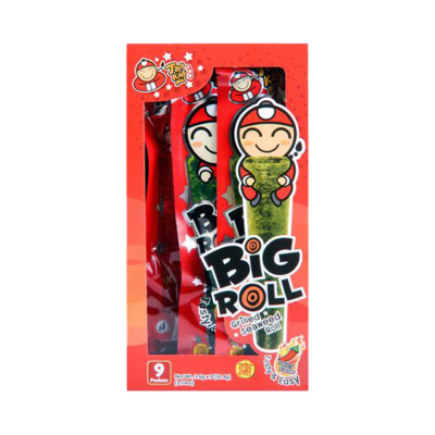 Caja Snack Nori Big Roll Picante (Rojo) 3g x 9 x 12