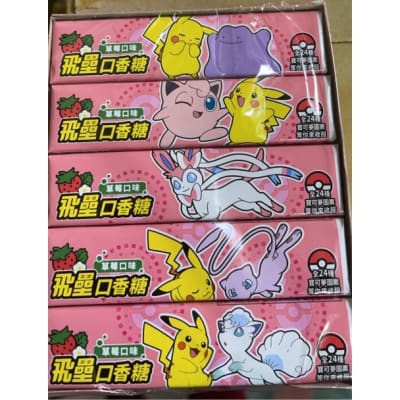Caja Chicle Pokemon Sabor Frutilla 25g x 240uni