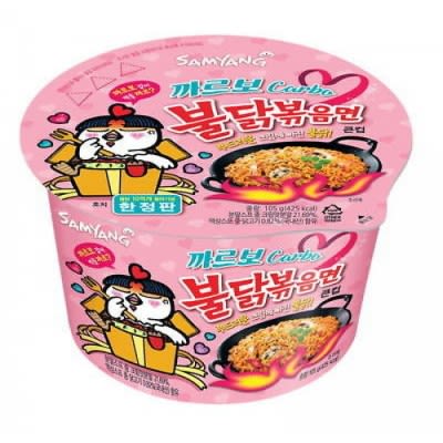 Caja Ramen Pote Buldak Carbo Champiñón 105g x 161