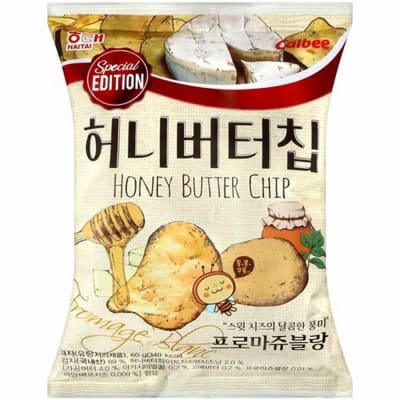 Caja Snack Honey Butter Chip Queso 60g x 16