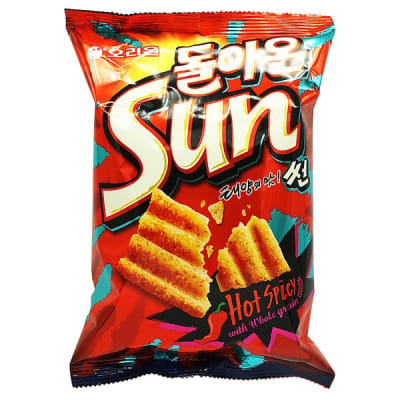 Caja Snack Papas Picante Sun 64g x 24