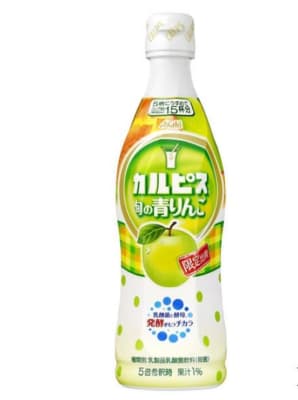 Caja Bebida Calpis Manzana Verde 470ml x 121