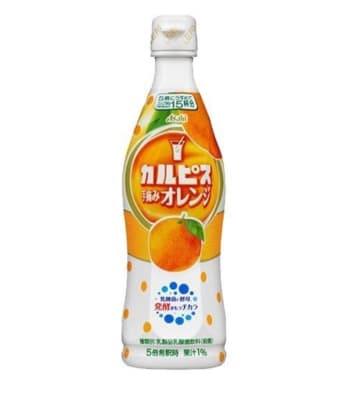 Caja Bebida Calpis Naranja 470ml x 121