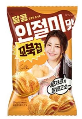 Caja Snack Maiz Injeolmi (Tortuga) 65g x 201