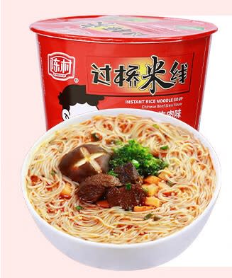Caja Ramen Pote Inst. Vacuno Fideo de Arroz 100gx12