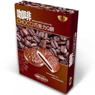 Caja Alfajor  chocolate con café 240gx101