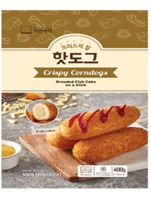 Caja Crispy Corndog 400g con Pastel de Pescado (80g x 5pcs) x 12 (G043551)