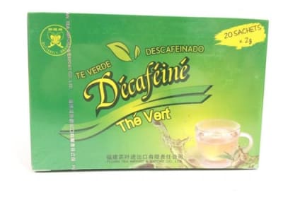 Caja Te Verde Descafeinado (GT906) 40g x 501