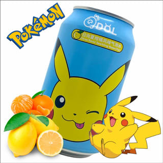Caja Q Dol Sparkling Naranja (Pikkachu) 330mlx24