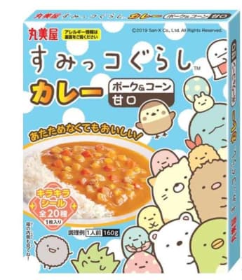 Caja Curry Inst. Cerdo y Maiz Dulce Edition Sumikko Gurashi 160g x 601